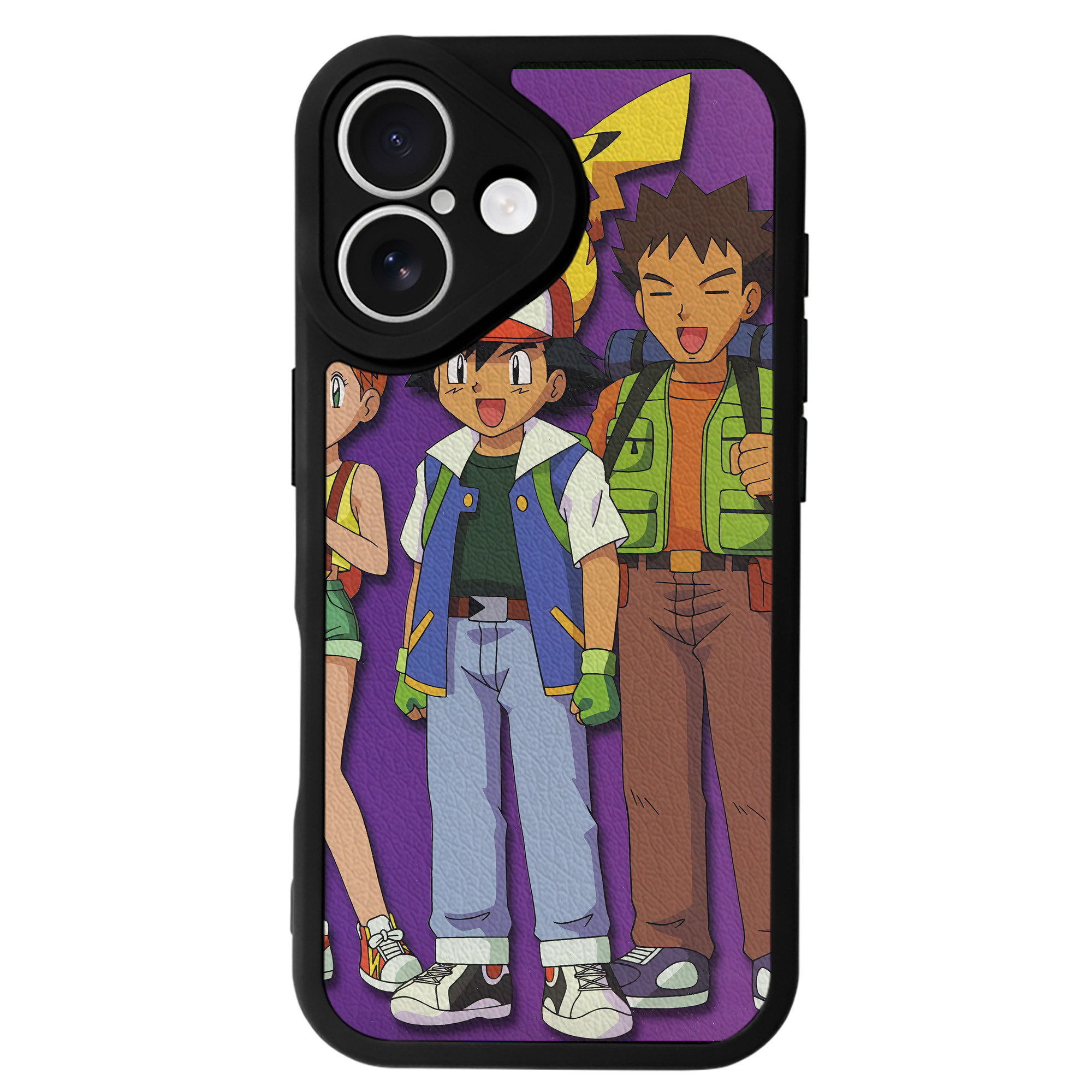 （画像用） ポケットモンスター Pokémon 【iPhone 16シリーズ対応】シリコンスマホケース（レザー調） 材質：シリコン